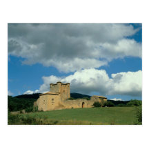 Exterior view of the fortress, built 1038-43 post cards