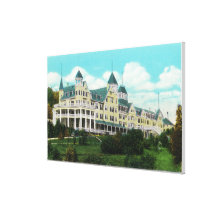 Exterior View of the Mount Pleasant Hotel Gallery Wrap Canvas