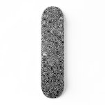 Exterminated Alien Circuit - White on Black skateboards