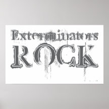 Exterminators Rock Poster