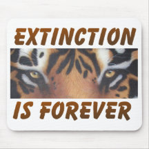 Extinction is forever mouse pads