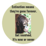 Extinction sticker