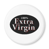 extra virgin fridge magnet