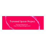 extract pink, Transreal Space Project, foto.kyo... ビジネスカード