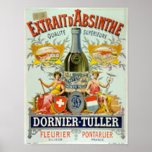 Extrait d'Absinthe Vintage Poster Art