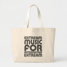 Extream Music - Alternative people funny humour Canvas Bag