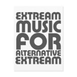 Extream Music - Alternative people funny humour Postcard