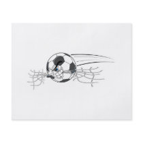 extreme aggressive soccer ball biting net custom flyer