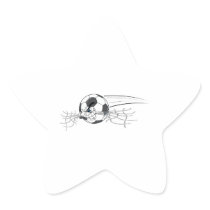 extreme aggressive soccer ball biting net stickers