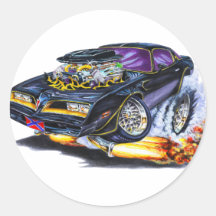 Extreme Bandit Trans Am Round Sticker