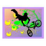 Extreme Biking Post Card