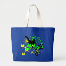 Extreme Biking Tote Bags