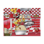 Extreme Cooking Postcard
