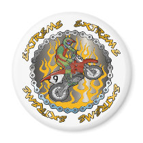 Extreme Dirtbike Magnet