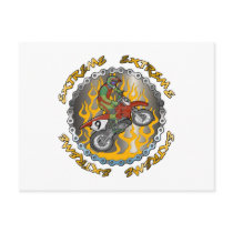 Extreme Dirtbike Post Card