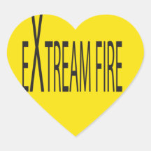 Extreme Fire Sticker