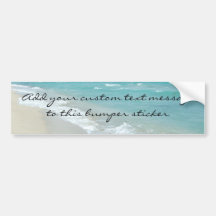 Extreme Relaxation Beach View Bumper Stickers