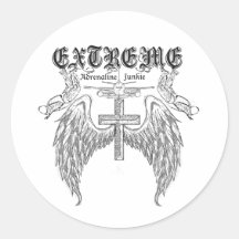 EXTREME ROUND STICKER