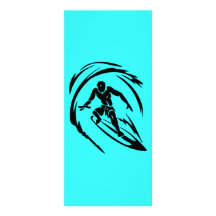 extreme_sport_003 SURFING DUDE TATTOO TRIBAL Rack Card Template
