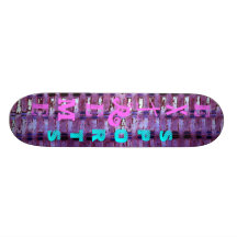 Extreme Sports- Lavendar Abstact 01 Skateboard Decks