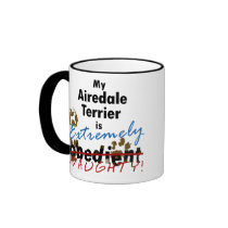Extremely Naughty Airedale Terrier Mugs