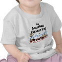 Extremely Naughty American Eskimo Dog t-shirts