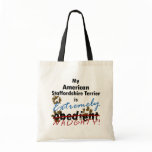 Extremely Naughty American Staffordshire Terrier Bag