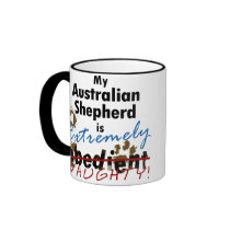 Extremely Naughty Australian Shepherd Coffee Mug