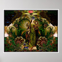 Eyasha, Goddess of Peace and Tranquillity Posters