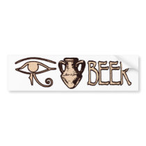 Eye Amphora Beer Bumper Sticker