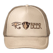 Eye Amphora Beer Cap Mesh Hats