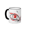 eye butterfly Mug