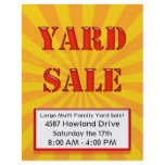 Eye Catching Yard Sale Flyer