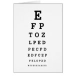 EYE CHART - Humour WTF RU READING cards