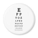 EYE CHART - Humour WTF RU READING magnets