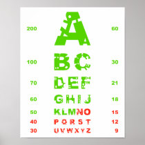 Eye Chart Poster