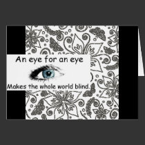 Eye for an eye cards