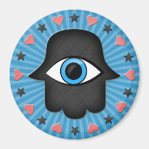 Eye in hand of the goddess magnet