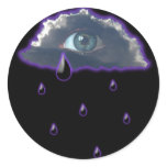 eye in the sky with tears of rain stickers