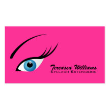 Eye Lash Extensions Business Cards