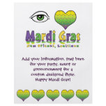 Eye Love Mardi Gras flyers