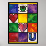 Eye Love U Poster