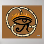 Eye of Horus (Gold) Poster