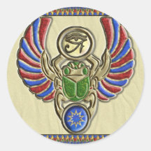 Eye of Horus Scarab Stickers