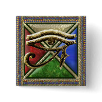 Eye of Horus Square Button