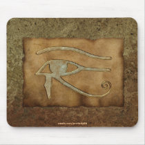 EYE OF HORUS, WADJET Egyptian Mousepad