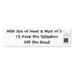 Eye of Newt & Wart of... Tailgater Bumper Sticker bumper stickers