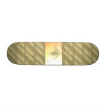 Eye of Providence Gold Skateboard