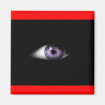 Eye of Purple Cute Cool Eyeball Design Magnets