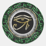 Eye Of Ra Round Sticker